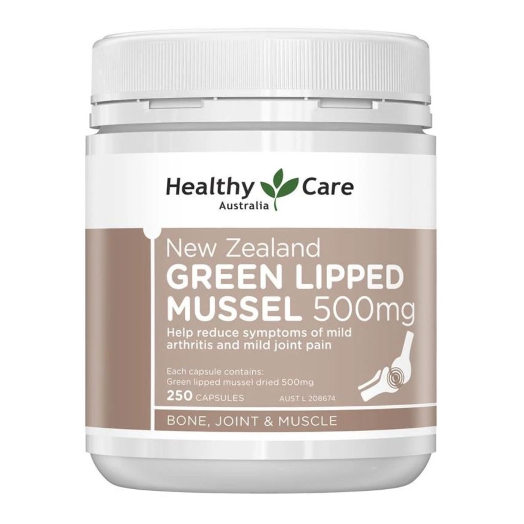 Healthy Care New Zealand Green Lipped Mussel 250 capsules